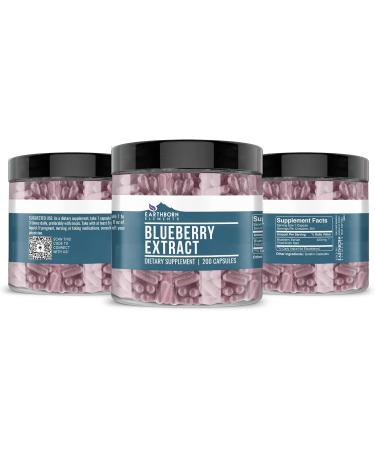 Earthborn Elements Grape Seed Blueberry & Cranberry Extract Capsule Bundle (200 Capsules Each) Pure & Undiluted No Additives - Buy Online on GoSupps.com