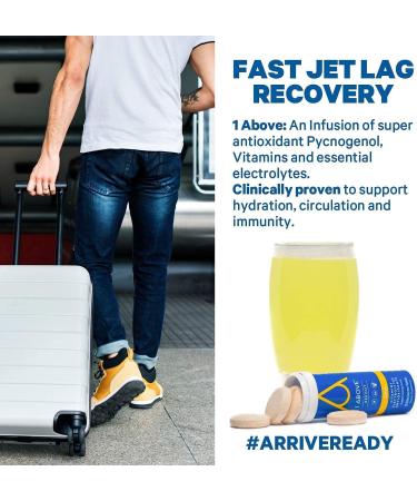 1Above Variety Bundle Anti Jet Lag Energy & Immunity Effervescent Drink Tablets - Citrus & Berry 10ct Each - Buy Online on GoSupps.com