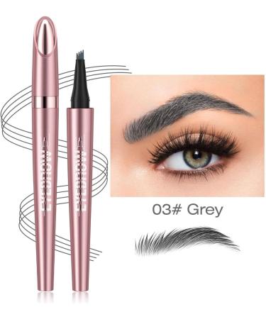 2024 New Magic Eyebrow Pencil 3D Waterproof Microblading Eyebrow Pencil Contouring Pen 4-Tipped Precise Brow Pen Long-Lasting Natural Fine Stroke Eyebrow Pencil (A 4PCS) - Buy Online on GoSupps.com