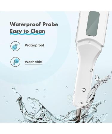 Femometer Basal Body Thermometer for Ovulation & Fertility Tracking | Soft Backlight, Memory Recall, FM-VC-301 (White) - Buy Online on GoSupps.com