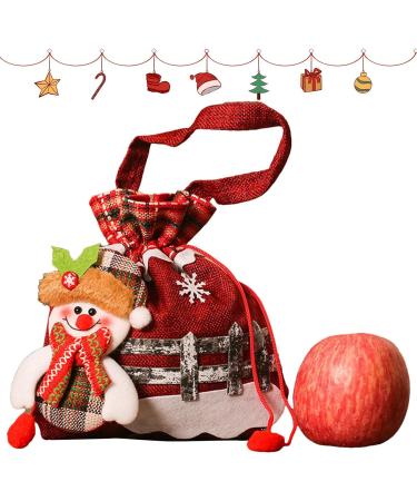 fanelod Christmas Bags | Christmas Gift Bags for Candy - Christmas Cookie Bags for Candy Portable Christmas Eve Bags - Buy Online on GoSupps.com
