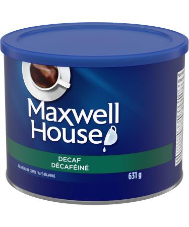 Maxwell House Decaf Ground Coffee 631g (Pack of 6) 3.79 kg (Pack of 1) Decaffeinated - Buy Online on GoSupps.com