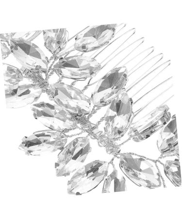Mikinona Crystal Hair Accessories Hair Pins Wedding Decor Wedding Hair Accessories Rhinestone Hair Comb for Wedding Rhinestone Hair Comb for Bridal Gem Headgear Miss Rhinestones - Buy Online on GoSupps.com