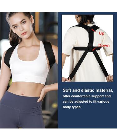 HIJJPS Adjustable Posture Corrector for Women & Men - Invisible Upper Back Brace for Pain Relief - Buy Online on GoSupps.com