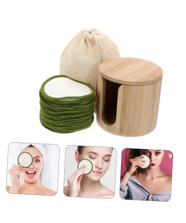 Hemoton Makeup Remover Pad Storage Stand - Reusable Cleansing Pads & Cotton Round Holder for Eye Makeup | Eco-Friendly Absorbent Makeup Puffs - Buy Online on GoSupps.com