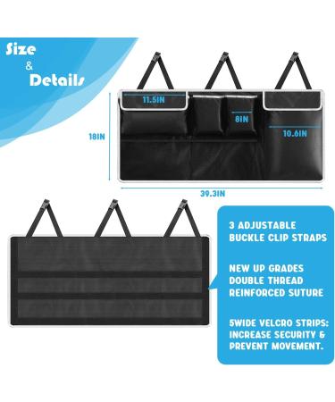 Nalitare Car Boot Organiser Seat Back Protectors - Multi-Pocket Children's Travel Storage in Gray - Buy Online on GoSupps.com