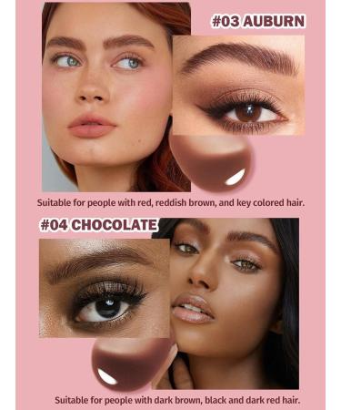 Liquid Eyebrow Brush Beginner Brow-Fection Angled Brush & Dip Waterproof Long Lasting Smudge Proof Brow Pencil with Square Brush and Dip for Eyebrows Quick Drying Outlining Filling (All-6pcs) - Buy Online on GoSupps.com