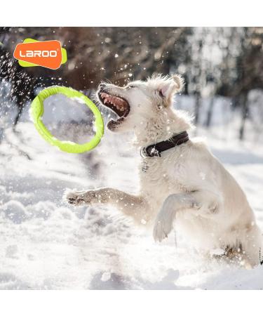 Laroo Dog Frisbee - Durable Water Toy for Medium & Large Dogs | Summer Pet Training Disc 30cm Green - Buy Online on GoSupps.com