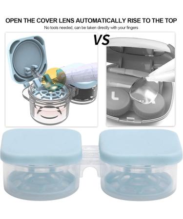 Portable Plastic Contact Lens Container for Travel | Cosmetic Lens Storage Box - Buy Online on GoSupps.com