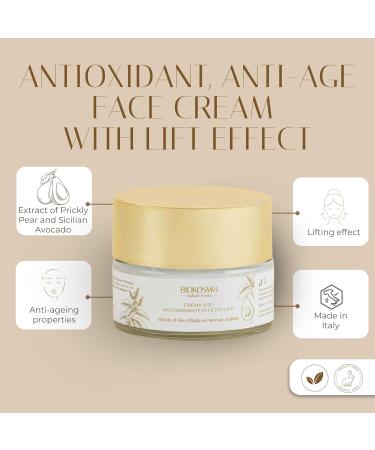 BIOKOSMO - Italian roots-antioxidant face cream with lift effect prickly pear extract and Sicilian avocado - 100% Organic - 100% Made in Italy - Cruelty Free - Buy Online on GoSupps.com