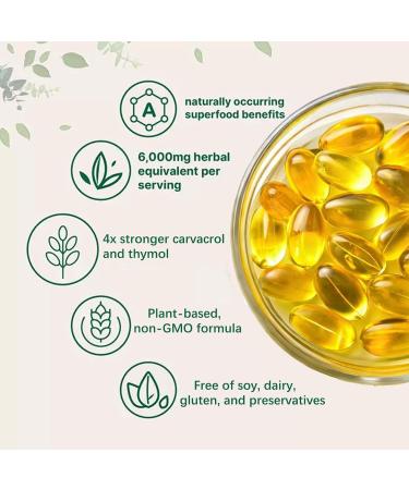 Oxloza EXXTRA Oil of Oregano Softgels 300 Count 4X Strength Carvacrol & Black Seed Oil Blend High-Potency Oregano Oil with Thymoquinone for Immune Support Non-GMO Plant-Based (1pc) - Buy Online on GoSupps.com