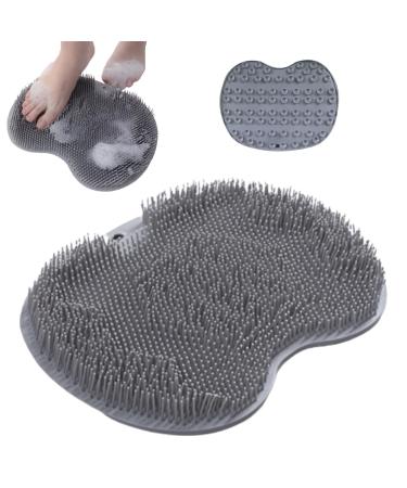 Foot bath footwasher footwear for the shower foot washer for the shower 9x11 inch non -slip shower footrest with suction cups foot bath wasolable hanging foot brush for cleaning peeling massages