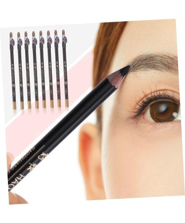 HAPINARY 16 Pcs Pencil Sharpener Eyebrow Pencil Eyebrow Pencils Waterproof Brow Pencil Black Wooden - Buy Online on GoSupps.com