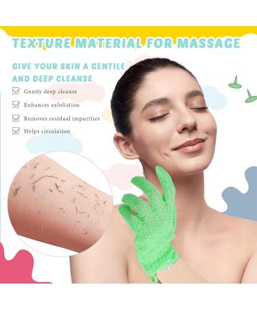 8 Piece Shower Gloves & Exfoliating Towel Set - Body Scrubber for Men & Women - Buy Online on GoSupps.com