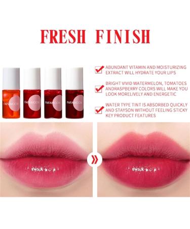 Fafamoon Long Lasting Lip Gloss & Cheek Stain Set - Waterproof Non-Sticky Lip Tint (02+03+04) - Shop Internationally - Buy Online on GoSupps.com