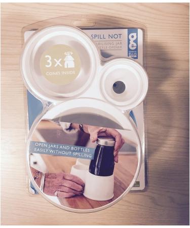 NRS Healthcare Derby Spill Not Jar and Bottle Opener N82005 - Easy Grip Kitchen Tool - Buy Online on GoSupps.com