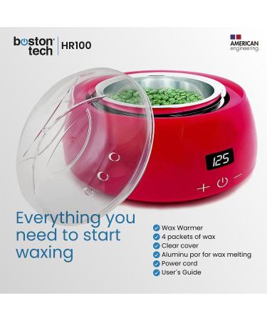 Professional Electric Wax Warmer with LCD Display Complete Home Hair Removal Kit Includes 4 Sachets of Wax Beads 20 Spatul - Buy Online on GoSupps.com
