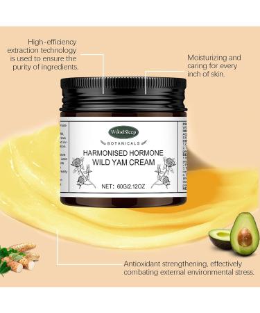  Orgrul 2025 New Wild Yam Cream 60g Hormone Balancing Cream Organic Enriched Wild Yam Cream Organic Wild Yam Cream Wild Yam Moisturizing Cream for Hormonal Balance Wild Yam Cream - Buy Online on GoSupps.com
