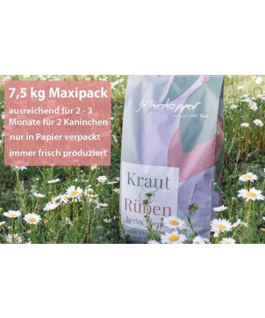 Buy Gr nhopper Kraut&R ben 7.5 kg Rabbit Feed - Premium International Shipping Available - Buy Online on GoSupps.com