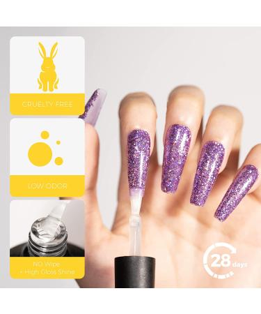 BURANO No Wipe Gel Base Top Coat Set - Shine and Long Lasting Finish for Nail Gel Polish - Soak Off LED Gel for Home DIY and Salon - Buy Online on GoSupps.com