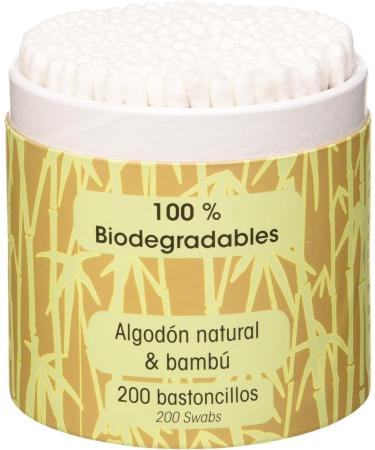 Buy From Cotton Swabs - Eco-Friendly Bamboo (200pcs 100ml) | International Shipping Available - Buy Online on GoSupps.com