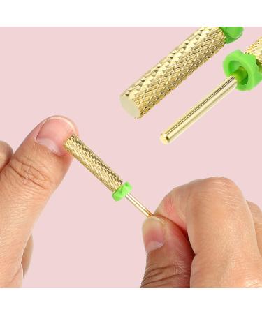 VOCOSTE Cylinder Nail Drill Bits for Nail Polishing Green C Coarse Tooth - Buy Online on GoSupps.com