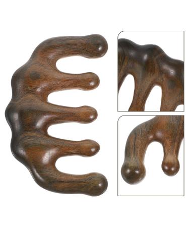 Baluue Wooden Scalp Massage Comb - Antistatic Chinese Style Wide-Tooth Hair Growth Comb for Women - Buy Online on GoSupps.com