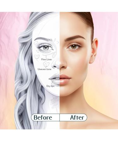 KC Republic LED Mask Therapy Moisturizing Facial Serum with Vitamin C Niacinamide & Hyaluronic Acid 30ml (1.01 fl. oz) Deep Hydration Firming & Anti-Aging for All Skin Types - Buy Online on GoSupps.com