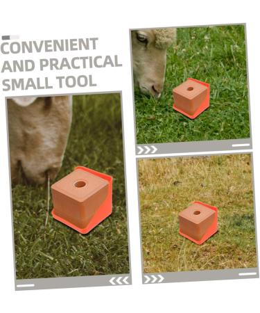 Happyyami 3pcs Lick Brick Box Feed Salt Block Tray Convenient Salt Blocks Rack Licking Bricks Supplies - Buy Online on GoSupps.com