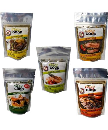 Crazy Good Spices Natural Essential Pack Certified Gluten Free From Natural Ingredients - 1 Count - BBQ Rub flavour - RUB BARBEQUE (86g) - Buy Online on GoSupps.com