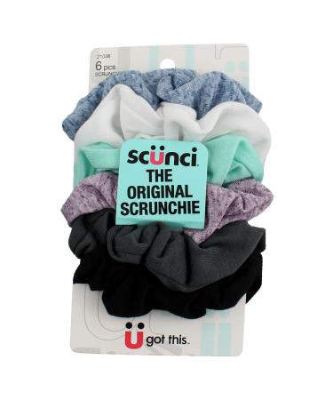 Conair Scunci Hair Twisters 6 pcs - Assorted Colors No Damage Scrunchies - Buy Online on GoSupps.com