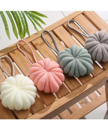 Bath Sponge Shower Loofah Exfoliating Bath Mesh Pouf Scrubber for Women and Men - Buy Online on GoSupps.com