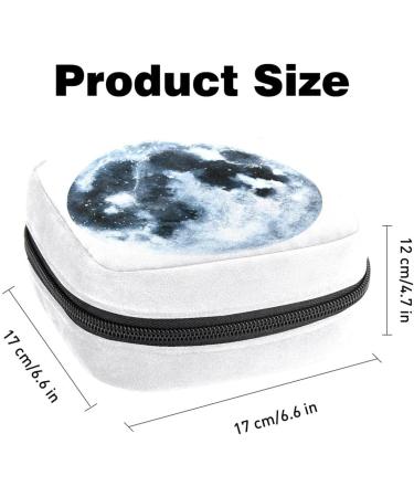 Vintage Moon Pattern Sanitary Napkin Storage Bag - Period Tampon Makeup Pad Pouch Color3766 - Buy Online on GoSupps.com