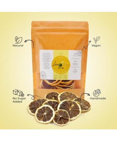 Cocktail Crowd Dried Lemon Slices - Dehydrated Lemon Slices - Sun Dried Lemon Wheel - Lemon Slices - Dry Lemons for Garnish Cocktails Baking Drinks 30 grams - Buy Online on GoSupps.com