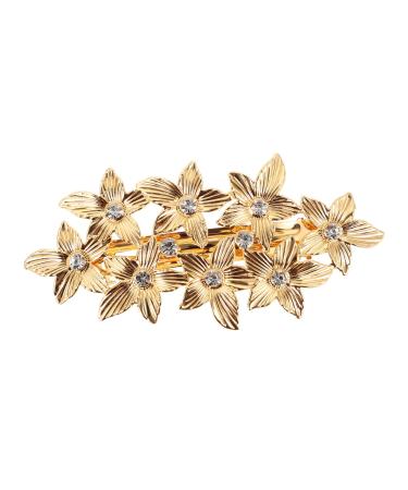 Holibanna Leaf Hairpin Hairclip Hair Roller Clips Hair Accessories Hair Claw Clips Barrette Hair Clips Bride Hair Clip Hair Toppers Spring Hair Clip Hair Styling Accessories Zinc Alloy