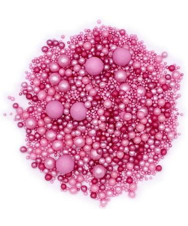 Twist Ingredients - Pearls Mix - Pinks - Cake Topper Sprinkles - 1kg Edible Shimmer Ball Cupcake Decorations - Perfect for Weddings Christenings & Valentines - Buy Online on GoSupps.com