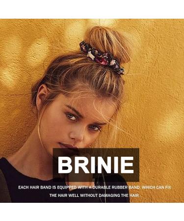 Brinie White Crystal Hair Ties - 3 Pack Elastic Scrunchies with Pearls for Women & Girls - Buy Online on GoSupps.com
