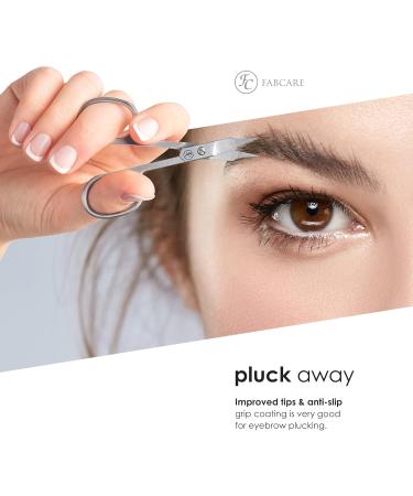 Fabcare Professional Nail Scissors with Case & Ebook | Extra Sharp Micro-Teeth Design for Finger & Toe Nails | Left-Hand Friendly - N-005 - Buy Online on GoSupps.com