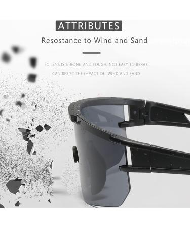 Zumlloma UV 400 Bicycle Glasses for Men & Women - Windproof Colorful Anti-UV Racing & Outdoor Sports Eyewear - Buy Online on GoSupps.com