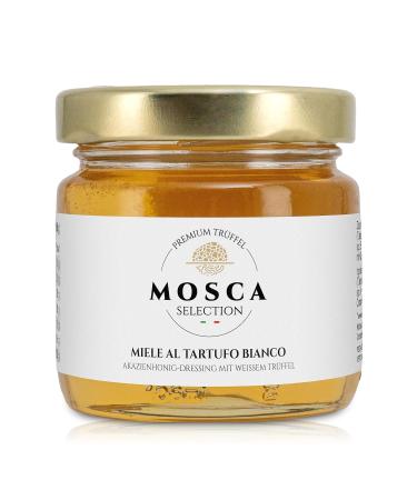Mosca Selection Italian truffle variety - truffle honey with real white truffle - delicious fusion of sweetness and umami - ideal for sophisticated recipes and demanding connoisseurs