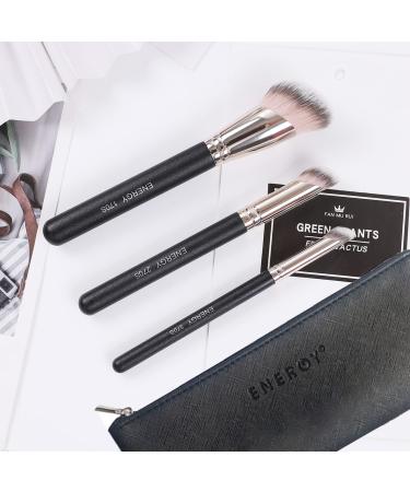 Buy Energy 3-in-1 Makeup Brush Set with Travel Bag | Foundation & Concealer Brushes | Perfect Gift for Women - $44.76 - Buy Online on GoSupps.com