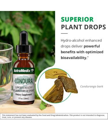 NutraMedix Condura Extract - Premium Joint Support Supplement with Condurango Bark - Liquid Formula for Women & Men (1oz - Buy Online on GoSupps.com