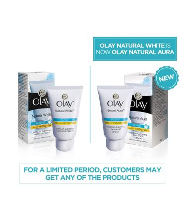 Olay Natural White Light Instant Glowing Fairness Cream 40g | Brighten Skin Tone | Even Complexion - Buy Online on GoSupps.com