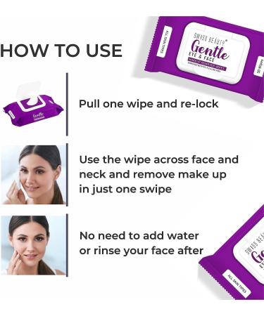 Green Velly Beauty Gentle Eye and Face Makeup Remover Wipes 25 Piece - Buy Online on GoSupps.com