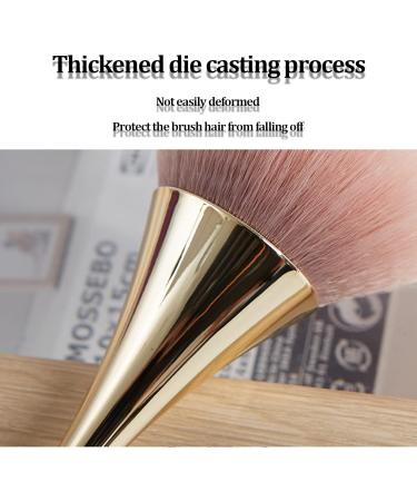 Gold Cosmetic Brush Cosmetic Brush Loose Powder Makeup Brush Facial Powder Brush Fashion Makeup Brush Soft For Use At Home And In Beauty Salons - Buy Online on GoSupps.com