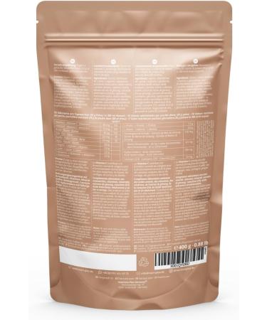 Vegan Collagen Formation Support - Powder to Support Collagen Formation - With Hyaluronic Acid + Vitamin C for Skin Hair Nails - 400g Green Apple - Buy Online on GoSupps.com