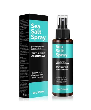 Sea Salt Spray for Hair Men and Women 5 fl oz + Oat Armpit Detox Scrub 8.8 oz with Peppermint - Buy Online on GoSupps.com