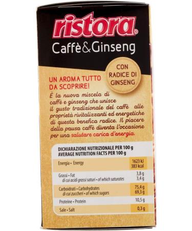  Ristora Ristora - Instant Prepared for Bevanda Coffee & Ginseng - 4 x 100g 400g  - Buy Online on GoSupps.com