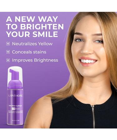 Purple Teeth Whitening: Advanced Stain Removal & Whitening Tooth Foam (50ml) - Buy Online on GoSupps.com