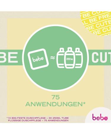 bebe Invigorating solid shower care with Verbena & Lemon 80 g - Buy Online on GoSupps.com